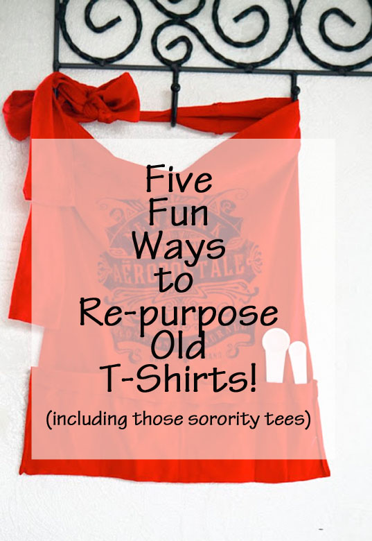 Fun, Cute Ways to Reuse Old Tees! // the average girl's guide