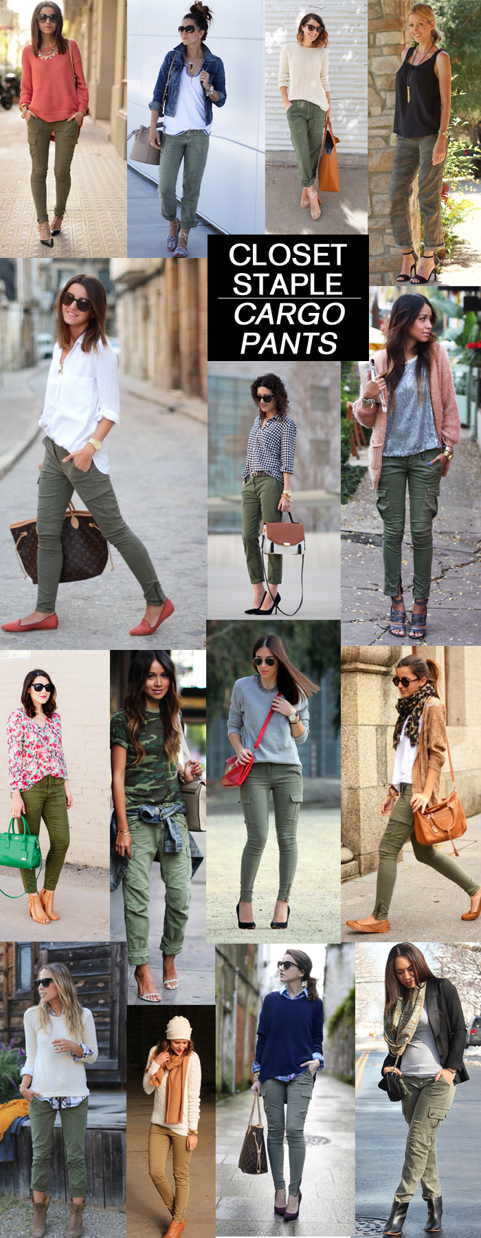 stylish ways to wear army green cargo pants - How to Wear Cargo Pants for Women by popular Florida style blogger The Modern Savvy