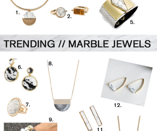 Marble Jewelry Trend (all affordable finds!)