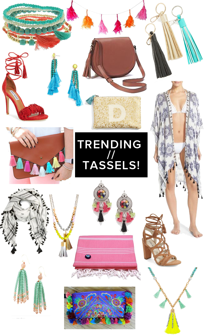 Tassel Trend // fun, affordable finds