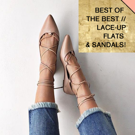Best of the Best: lace up flats, sandals, heels, affordable finds