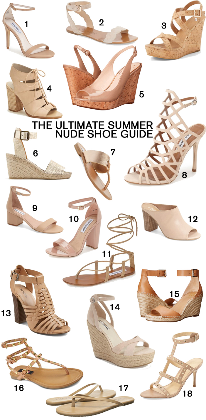 Best Nude Sandals for Summer featured by popular Florida style blogger, The Modern Savvy