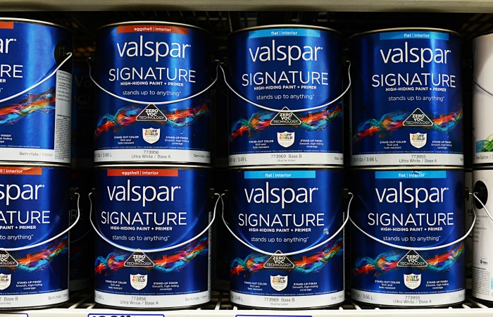 Valspar Zero VOC paints