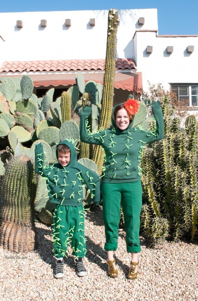 Cactus Costume idea, plus six more super easy last minute Halloween DIY costume ideas