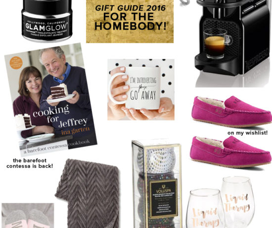 Gift Guide for the homebody, for a cozy night in