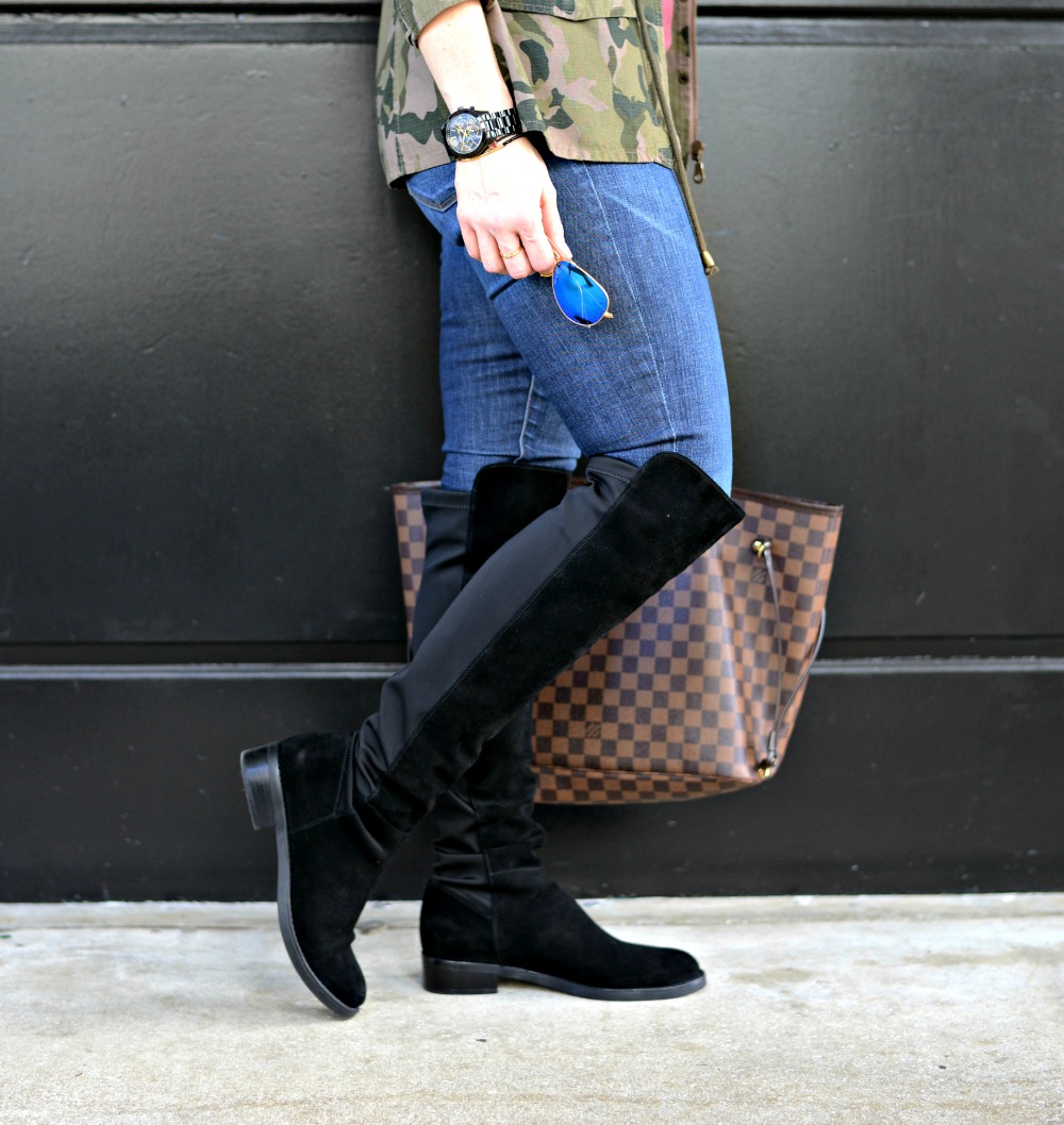 How to style over the knee boots in warmer climates. Check out this look & get lots more inspiration! 