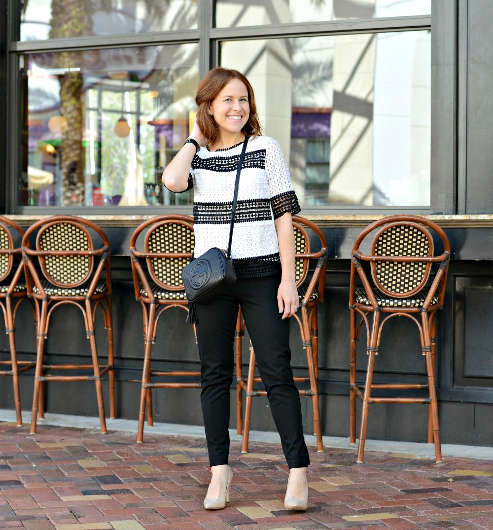 Cute black and work work / mom style // the modern savvy