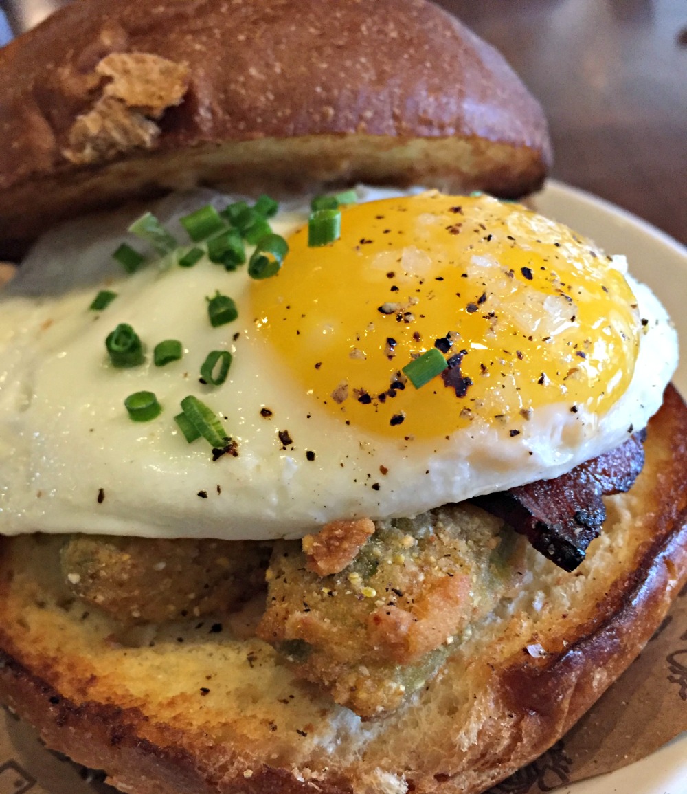 Fried Avocado Sandwich at Butcher & Bee (so good!) // hat to Eat, See & Do in Nashville