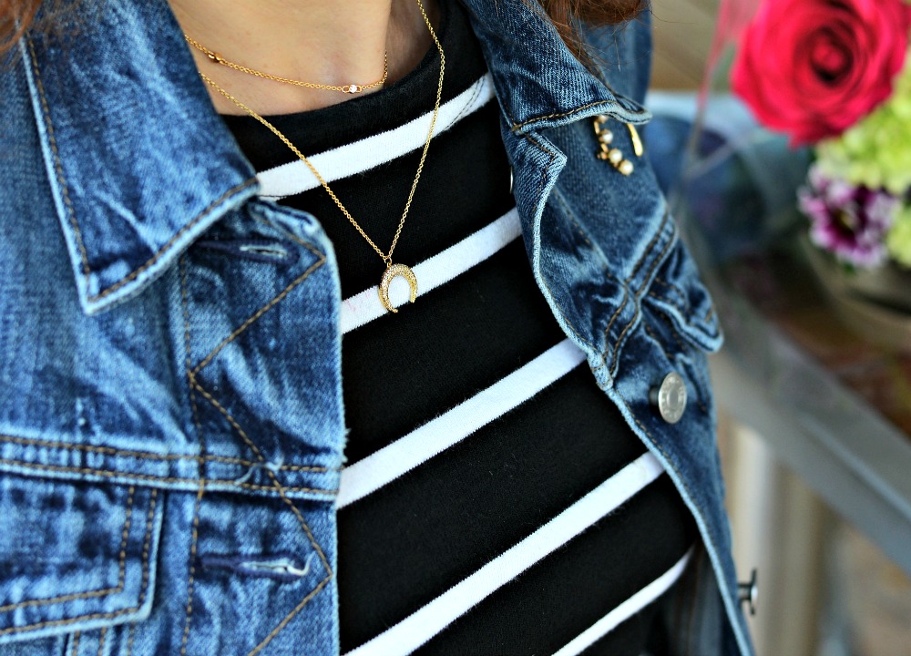 Delicate gold jewelry under $50 