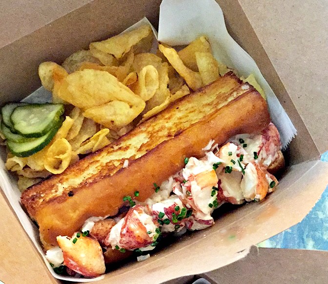 Lobster roll at 167 Raw (possibly the best ever) // Girls Weekend Guide to Charleston - A Girls Weekend in Charleston by popular Florida travel blogger The Modern Savvy