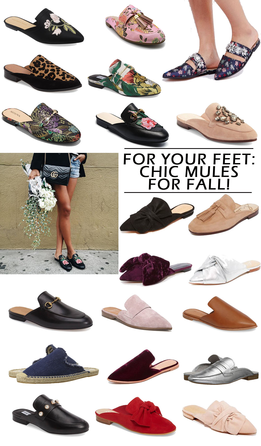 Mules for Fall! 20+ super wearable and chic styles to instantly update your outfit this fall