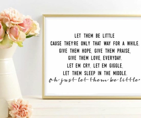 let them be little