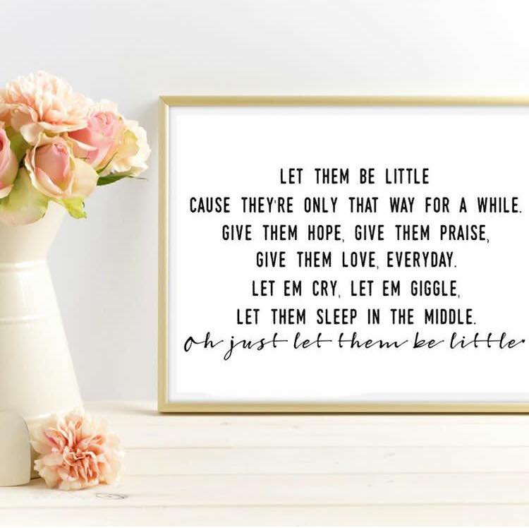 let them be little