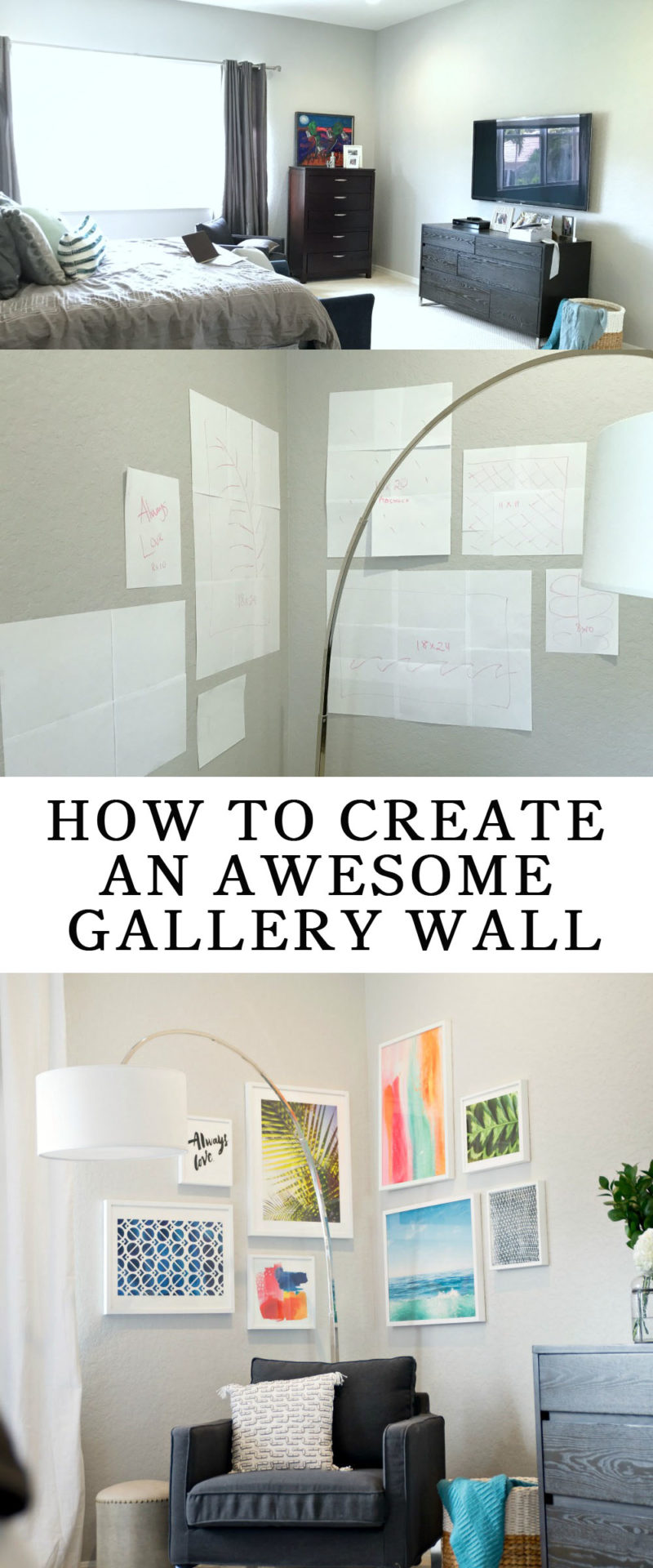 How to create your own awesome gallery wall -- tips from a designer! // the modern savvy