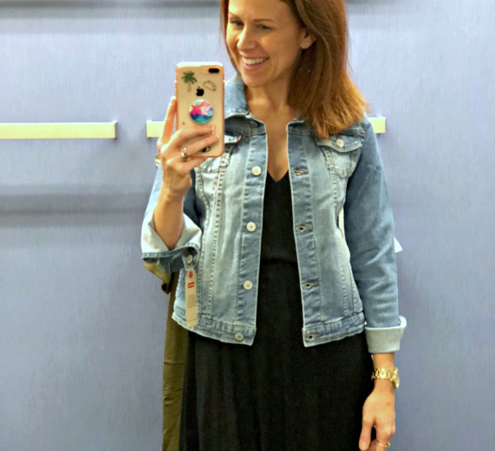 If you're petite... this girls Levi's jacket for $35 is a must! 