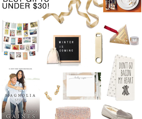 The Best Gifts Under $30 -- perfect for the hostess, teacher, secret santa, thank you and more - Christmas Gift Guide: Under $30 by popular Florida style blogger The Modern Savvy