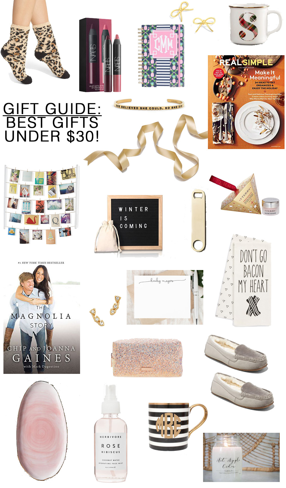 Christmas Gift Ideas under $30