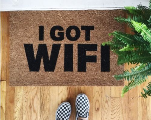 "I Got Wifi" -- Where to find all the best and funniest door mats