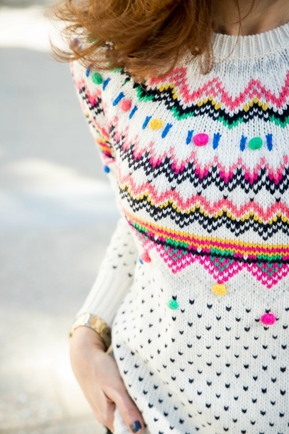 Fair isle sweater from Talbot's // the modern savvy
