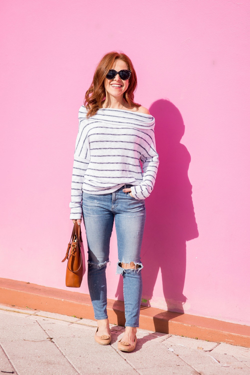 Easy spring outfit idea // the modern savvy - The most versatile striped top by popular Florida style blogger The Modern Savvy