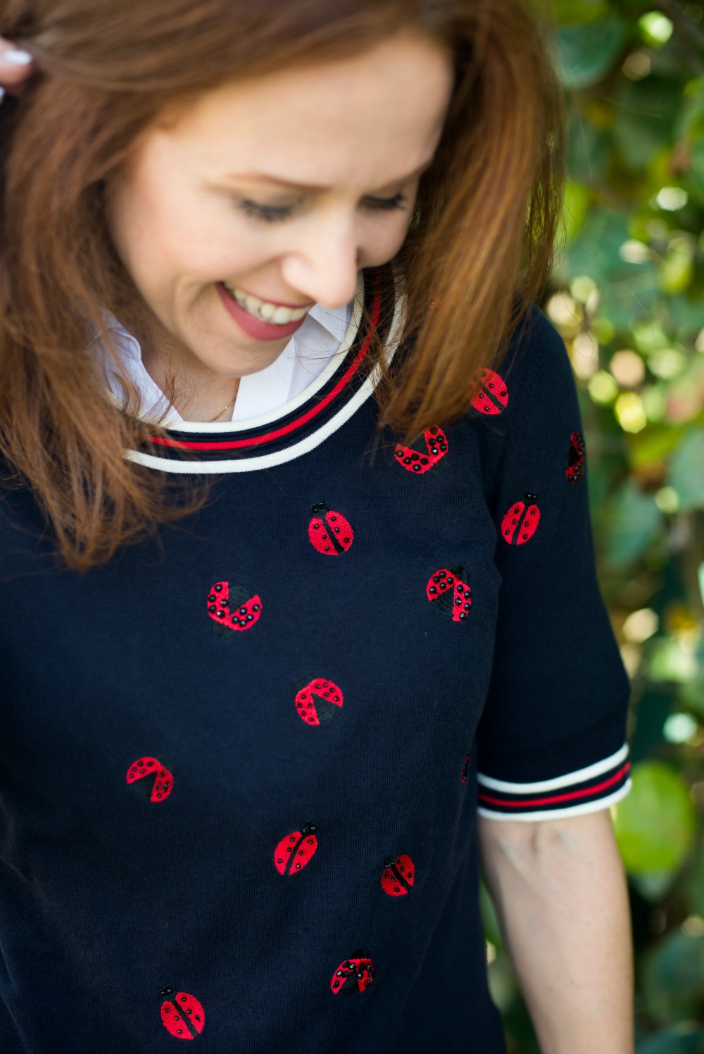 Alyson Seligman styling Talbots x Oprah Magazine ladybug collection  - Talbots collection with Oprah Magazine Collection 2018 - Popular Florida style blogger The Modern Savvy