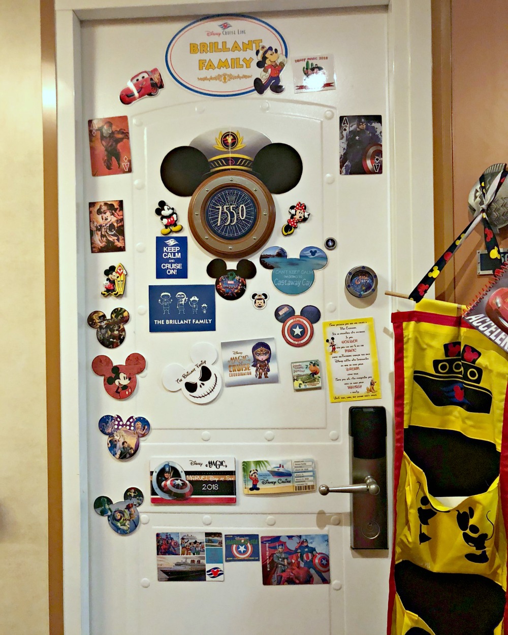 How to decorate your door and fish extender for a Disney Cruise // 20 Things You Need to Know Before your Disney Cruise 