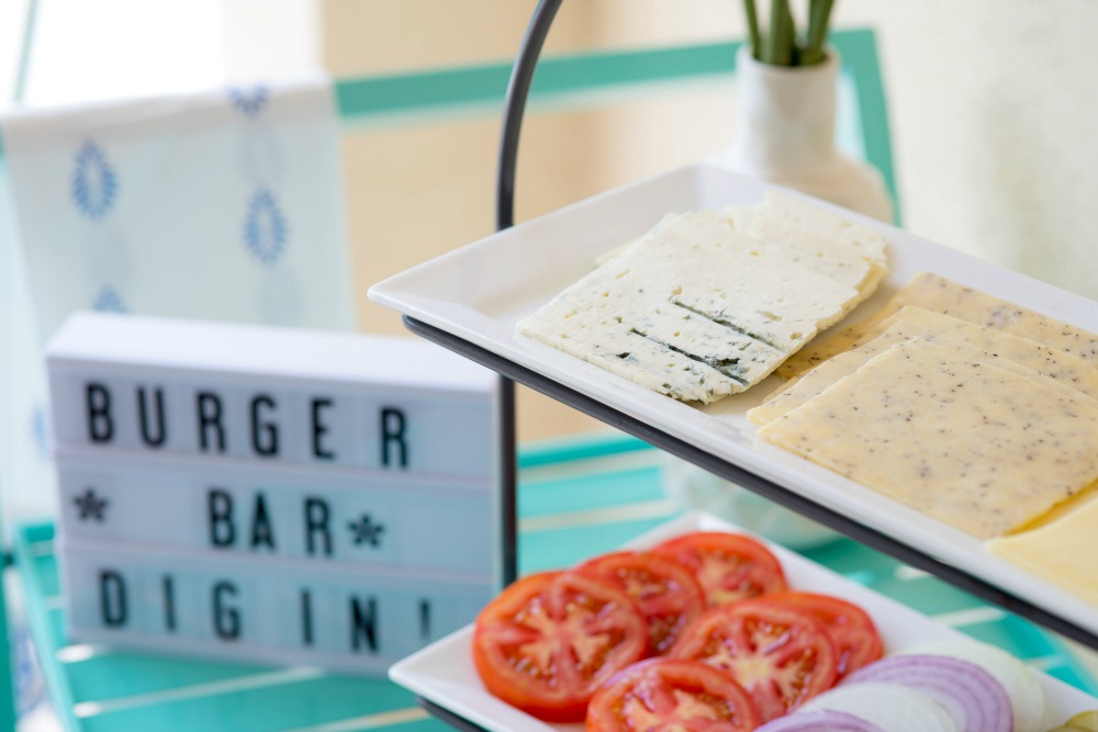 Make Your Own Burger Bar with Castello Cheese featured by popular Florida lifestyle blogger The Modern Savvy