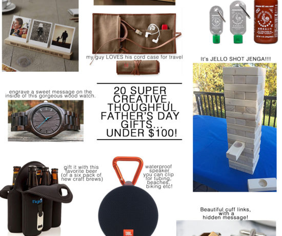 20 Super Creative & Thoughtful Father's Day Gift Ideas -- Under $100!! -- Especially for the Guy Who Has Everything (or is impossible to shop for!).