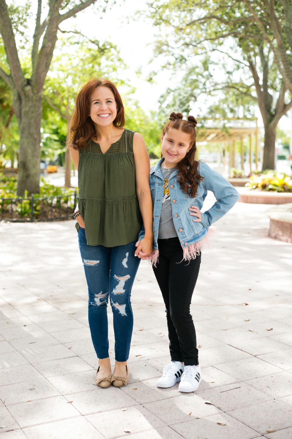 Mother daughter style for fall with JC Penney - Back to School Style, with JCPenney featured by popular Florida fashion blogger, The Modern Savvy