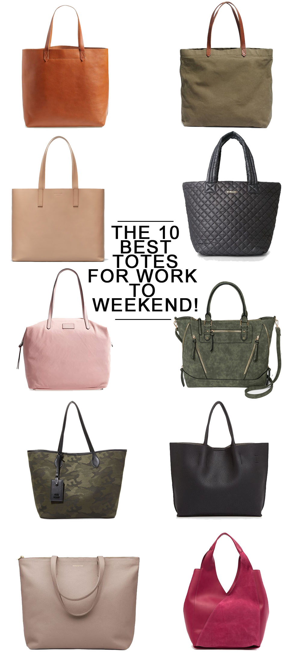 The 10 Best Tote Bags featured by top Florida fashion blog The Modern Savvy