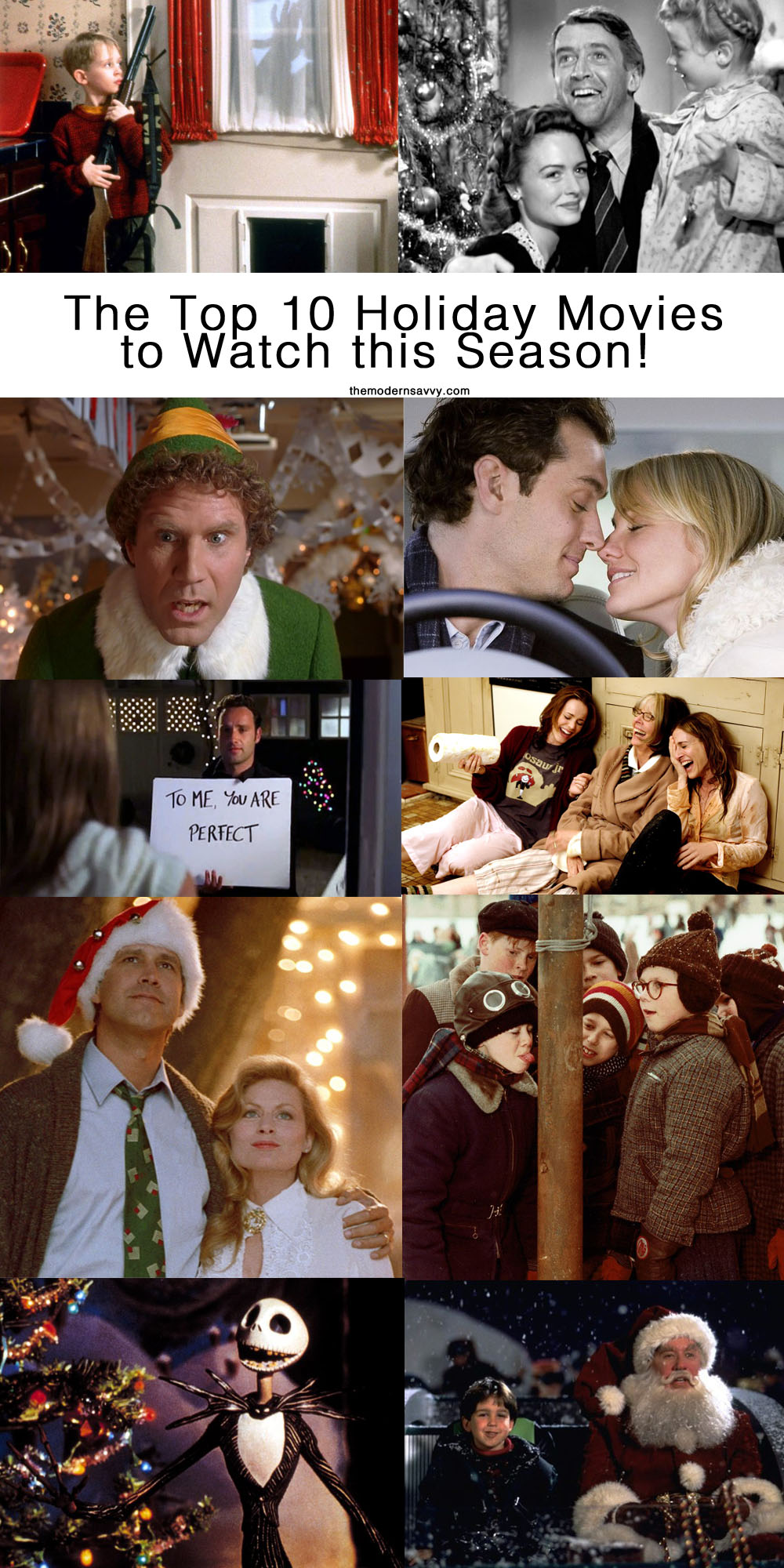 #holiday #bingefest #movienight | Christmas | The 10 Best Holiday Movies to Watch This Season featured by top Florida life and style blog The Modern Savvy