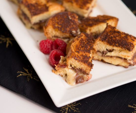 Nutella stuffed grilled cheese