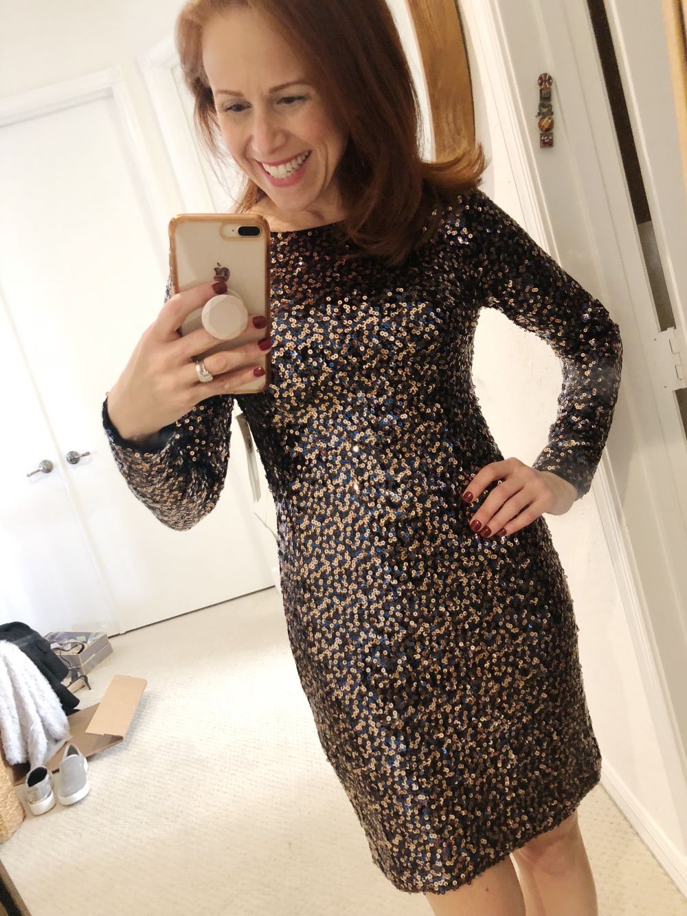 Trunk Club subscription box service -- try-on session #winterstyle #momoutfit | Winter Trunk Club Review - Try On Session featured by top Florida fashion blog The Modern Savvy