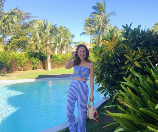 Two piece striped set (an Amazon Prime find!)