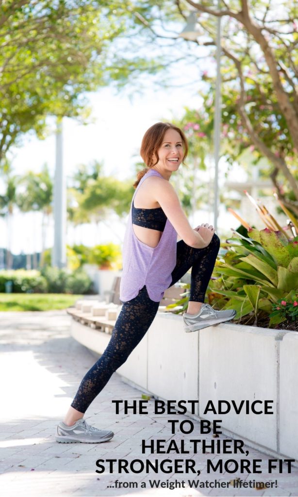 Tips to be Healthier featured by top US life and style blog The Modern Savvy; Image of a woman wearing a fun workout outfit.