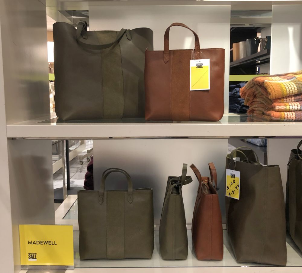 Nordstrom Anniversary Sale 2019: Fitting Room Try-On Session & My Favorite Under $100 finds! by popular Florida fashion blog, The Modern Savvy: image of Madewell large and small transport tote. 